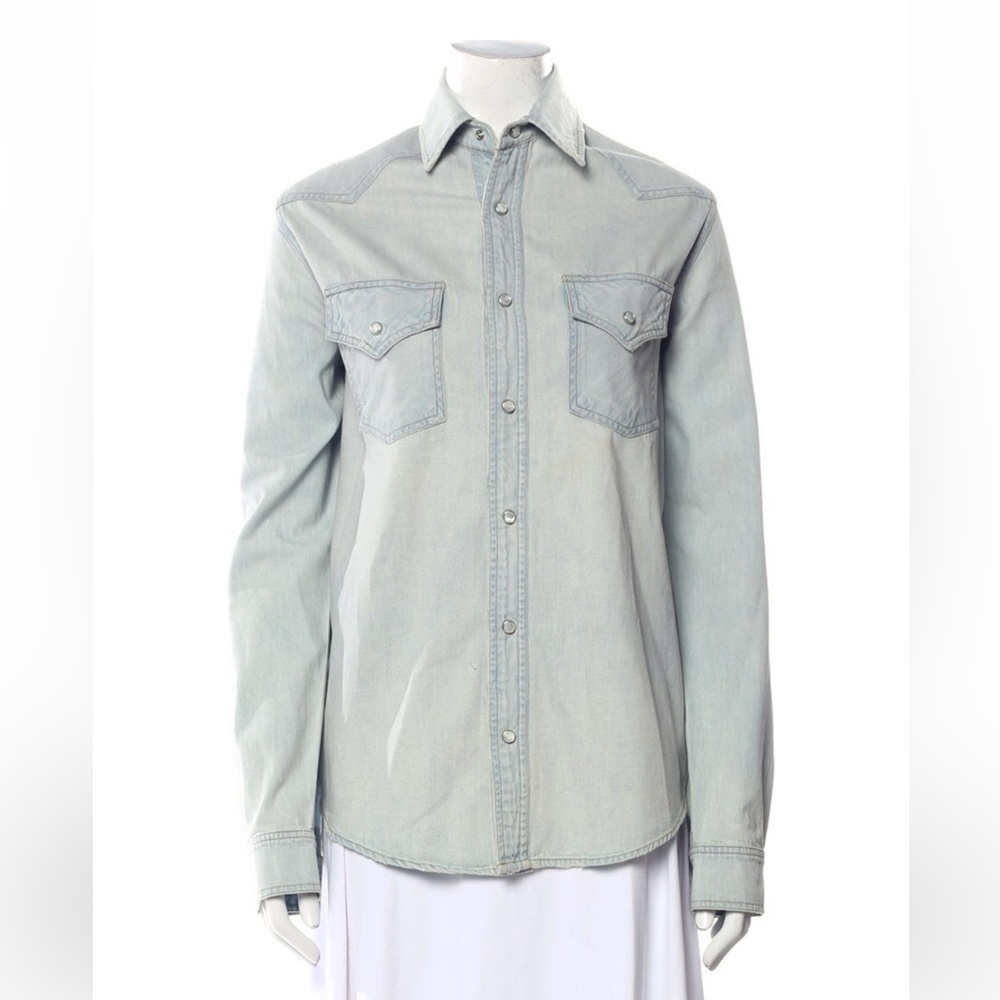 AMIRI Light Blue Button Down Shirt never worn size S